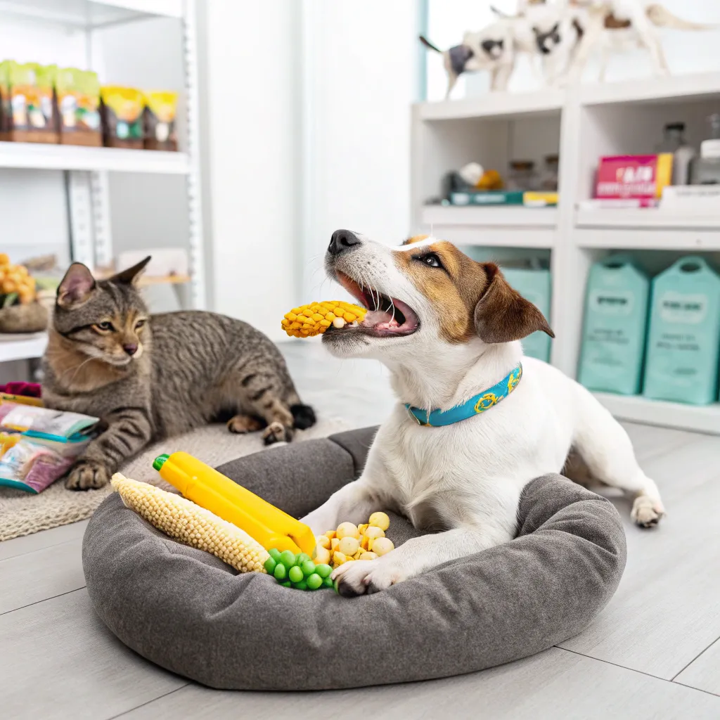 Happy pets with products from our store